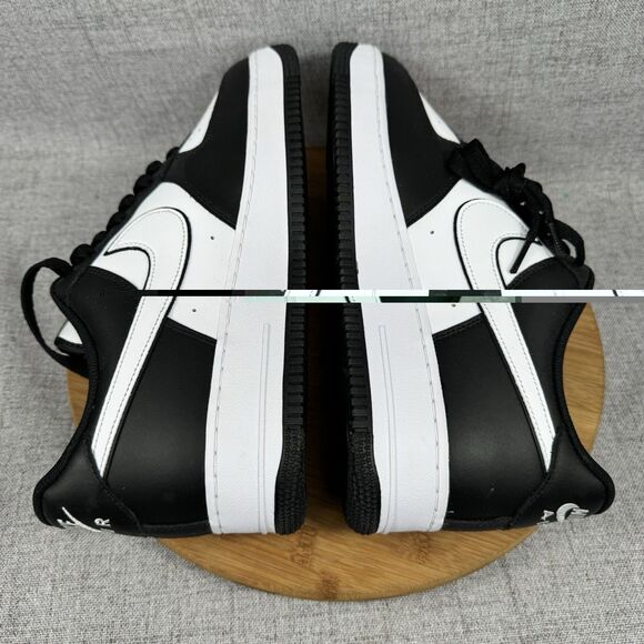 Nike Air Force 1 \'07 Mens Size 12 Shoes Sneakers White Swoosh Panda DV0788-001 main image 9